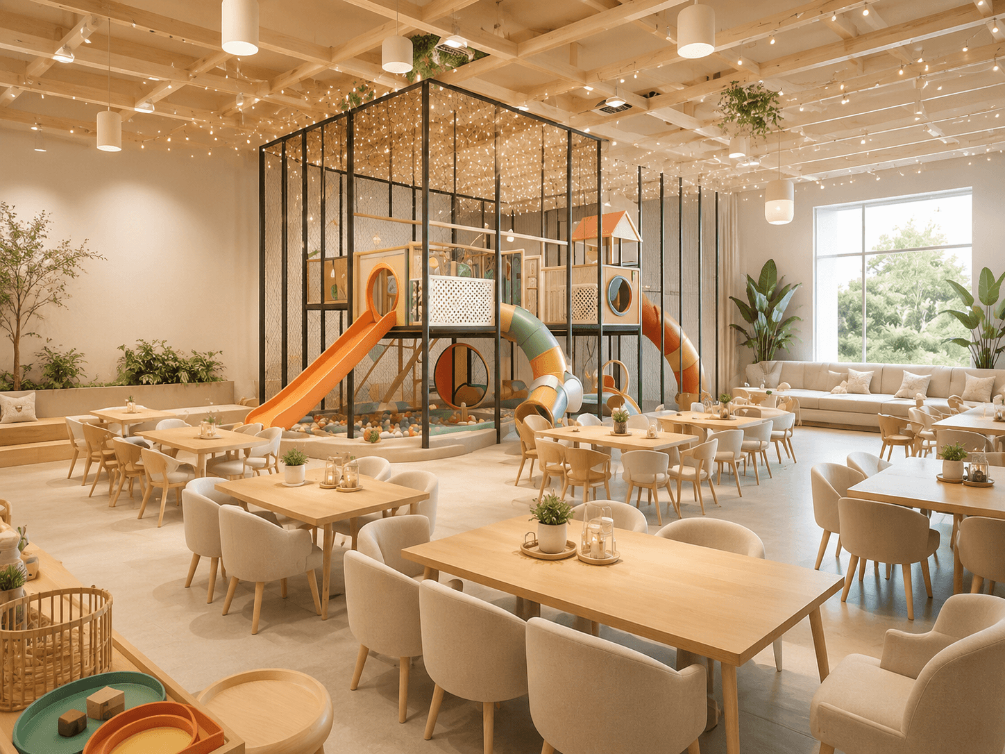 Interior del espacio de eventos Smile Events